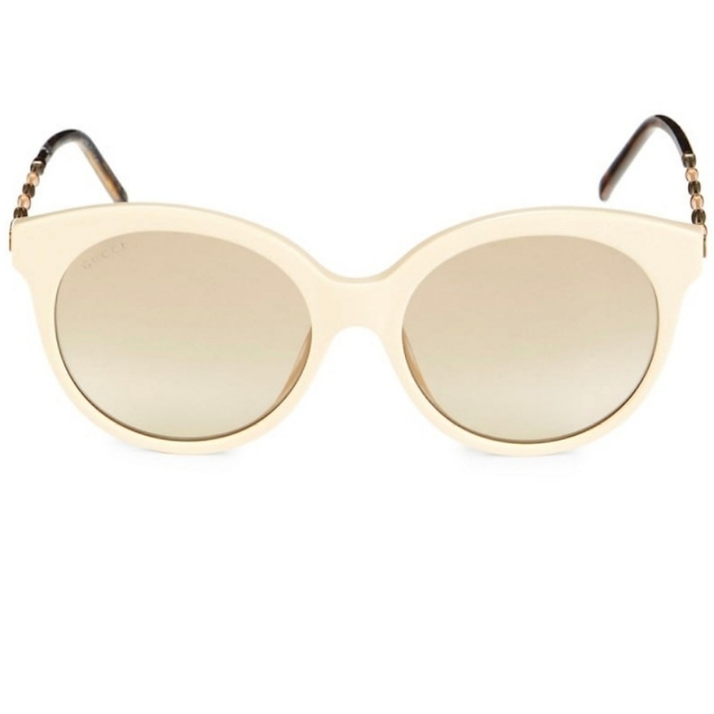 Gucci 55 mm round sunglasses